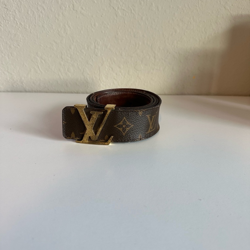 COPY - Louis Vuitton Brown Monogram Belt